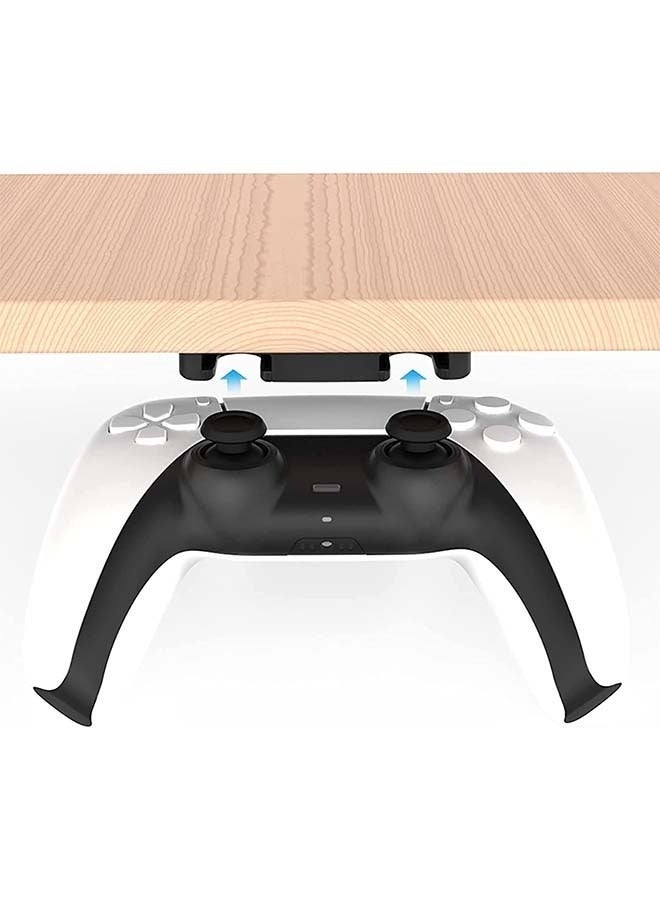 يلا جوي حامل طاولة لوحدات تحكم PS5 وPS4، يُثبّت أسفل المكتب لوحدات تحكم DualSense وDualShock 4، لتنظيم وإدارة سطح المكتب - Image 2